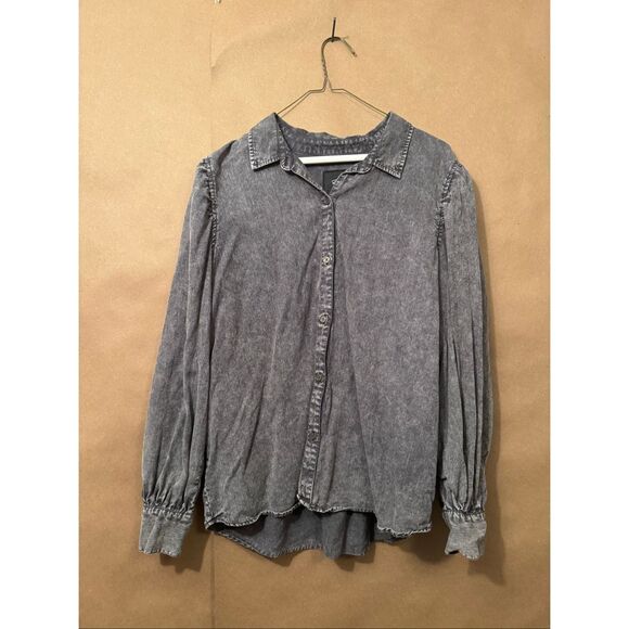 Rails Angelica Acid Wash Chambray Shirt - Picture 1 of 13